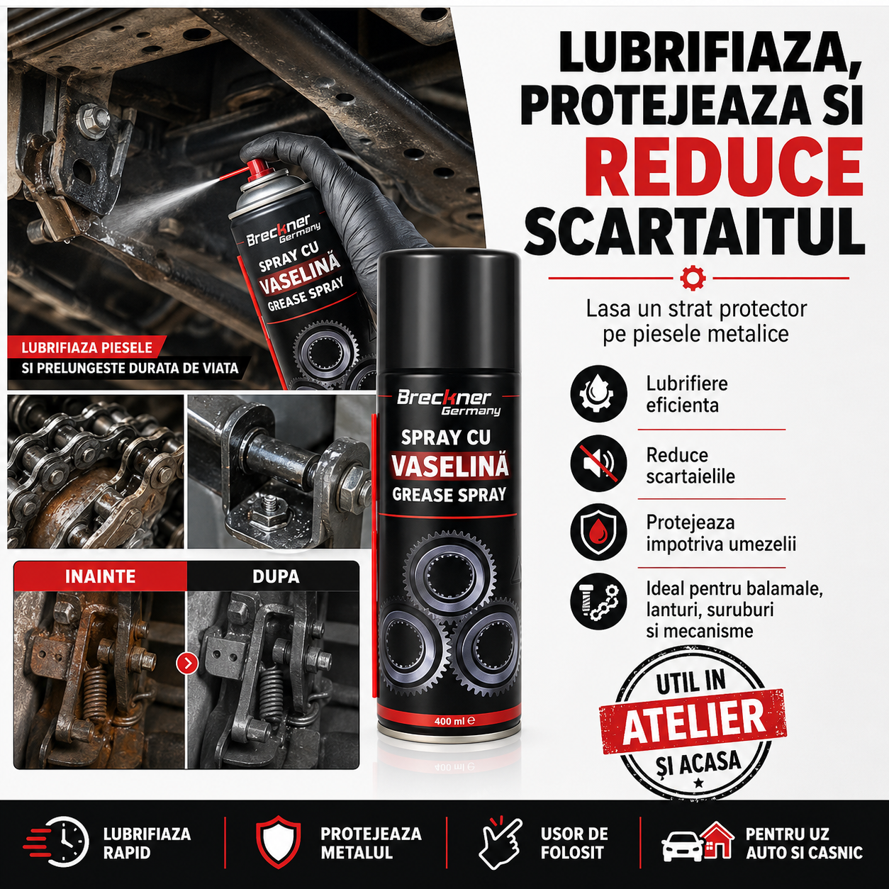 Spray cu Vaselina