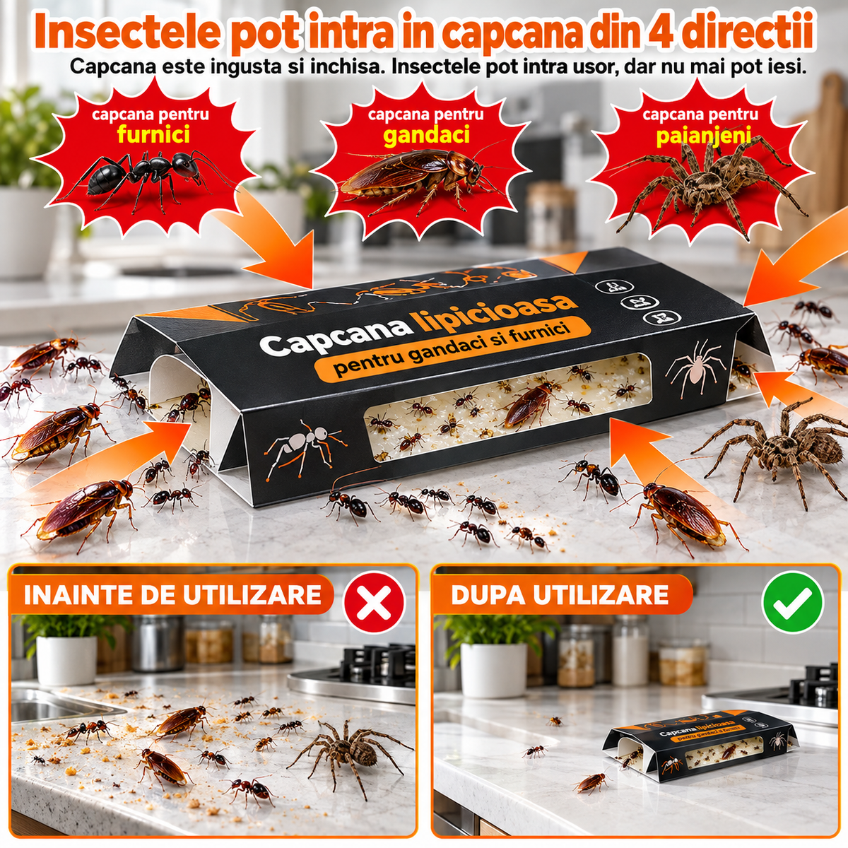 Set 5x - Capcane De Interior Pentru Daunatori