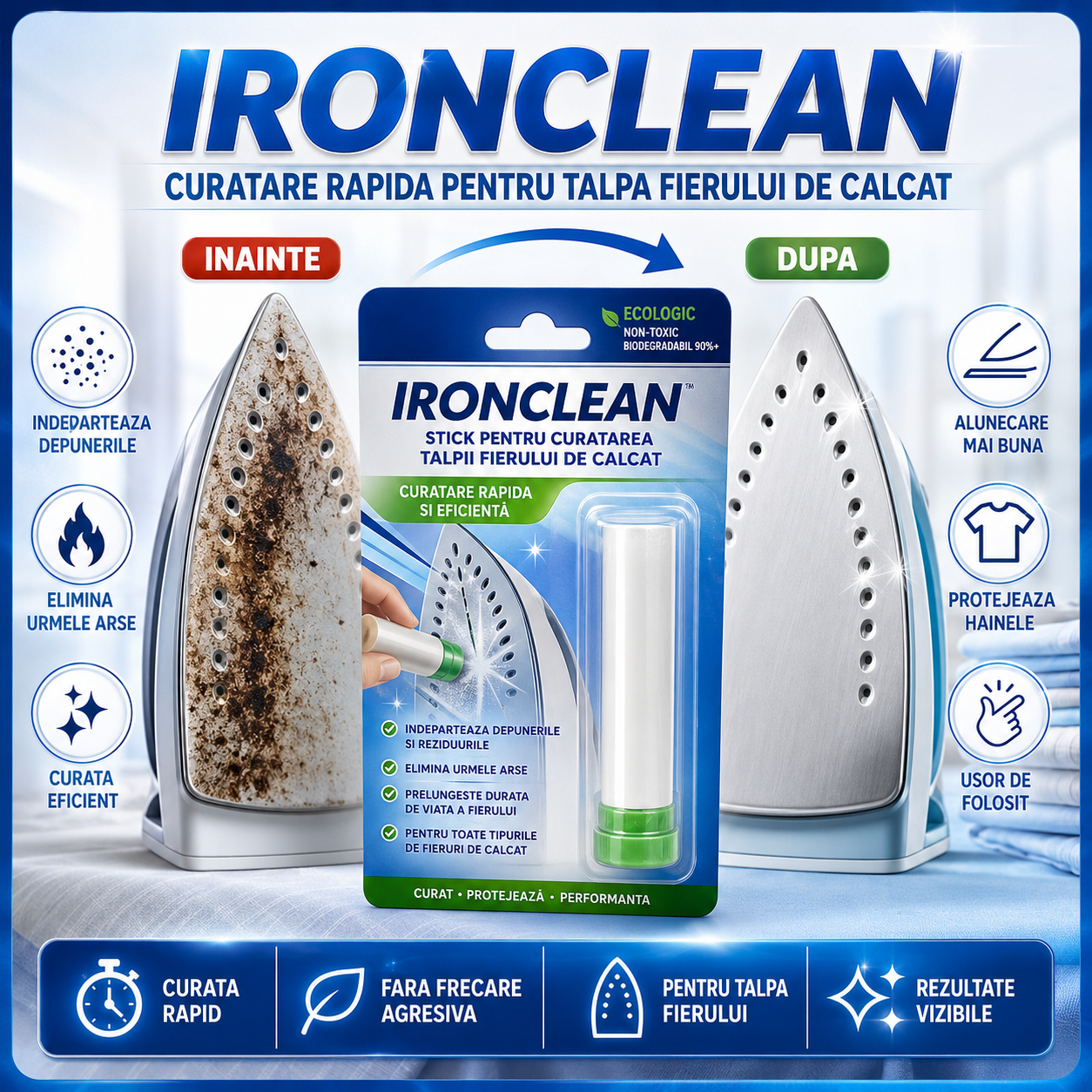 Curatator pentru fierul de calcat - IronClean™