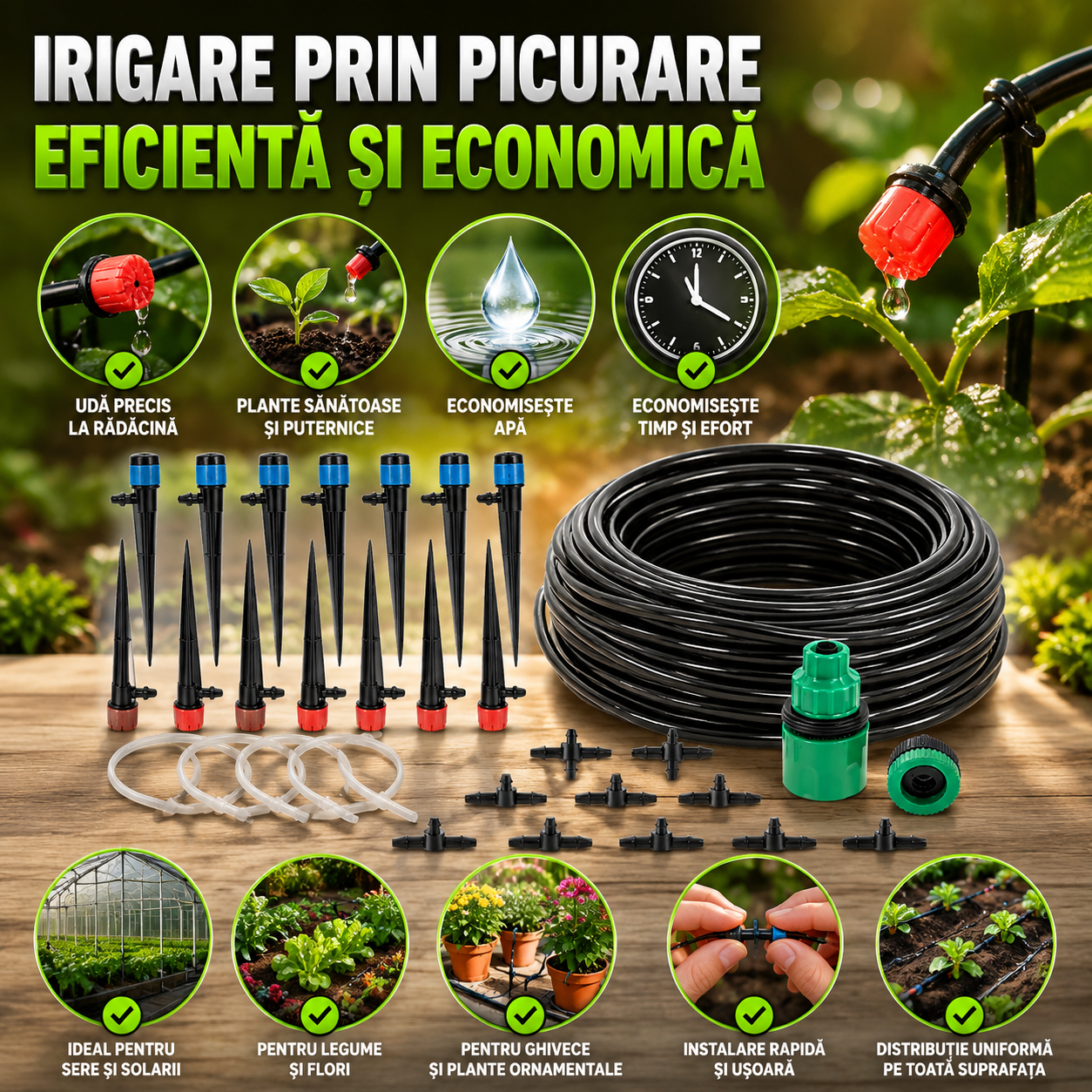 Kit Udare Inteligentă - AquaGrow™