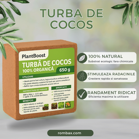 Turba de cocos PLANT BOOST™