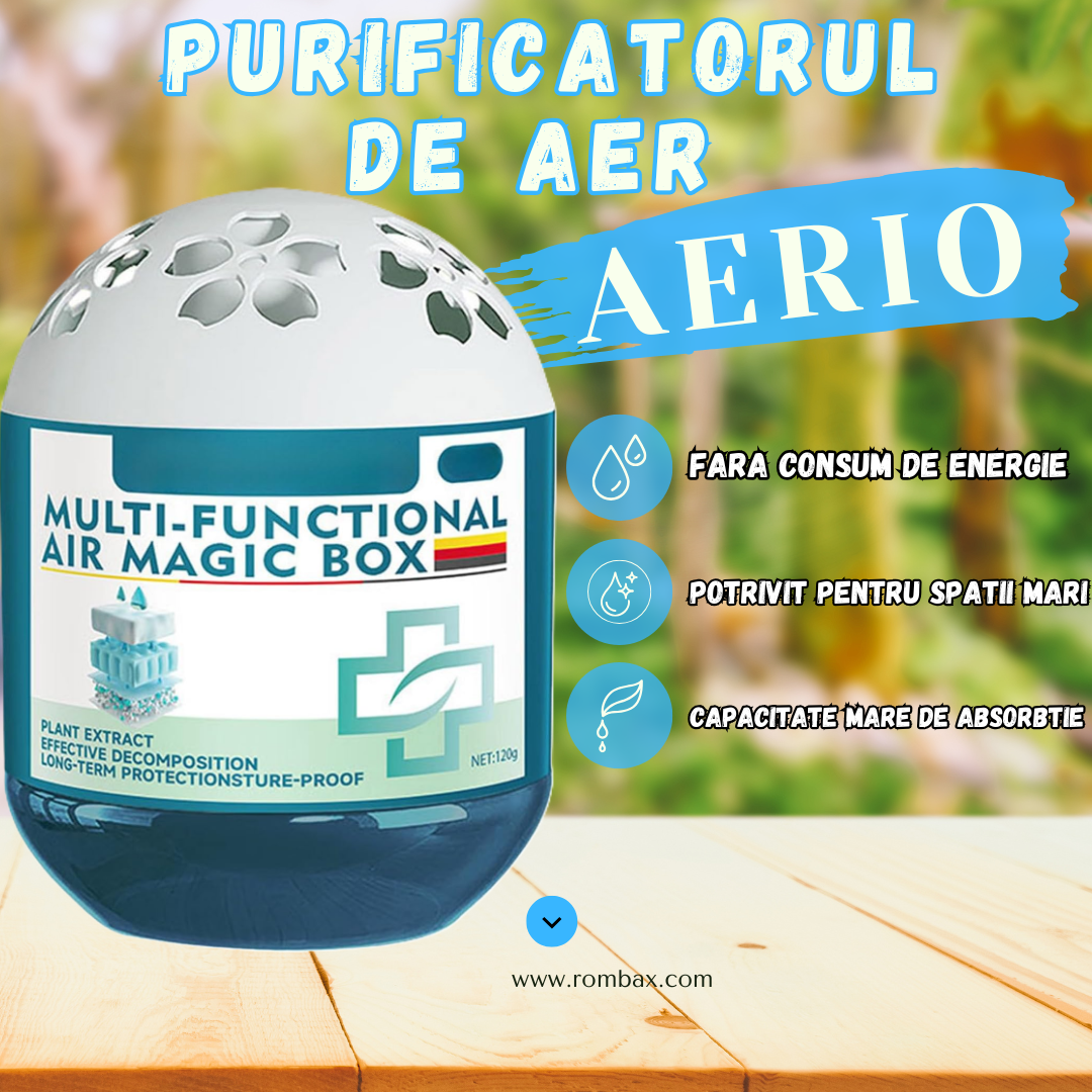 Purificator natural de aer si umezeala - Aerio™
